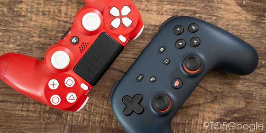 Google stadia playstation 4 controllers