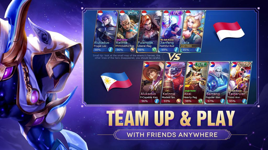 Multiplayer mobile legends