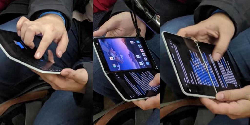 Surface duo real world video