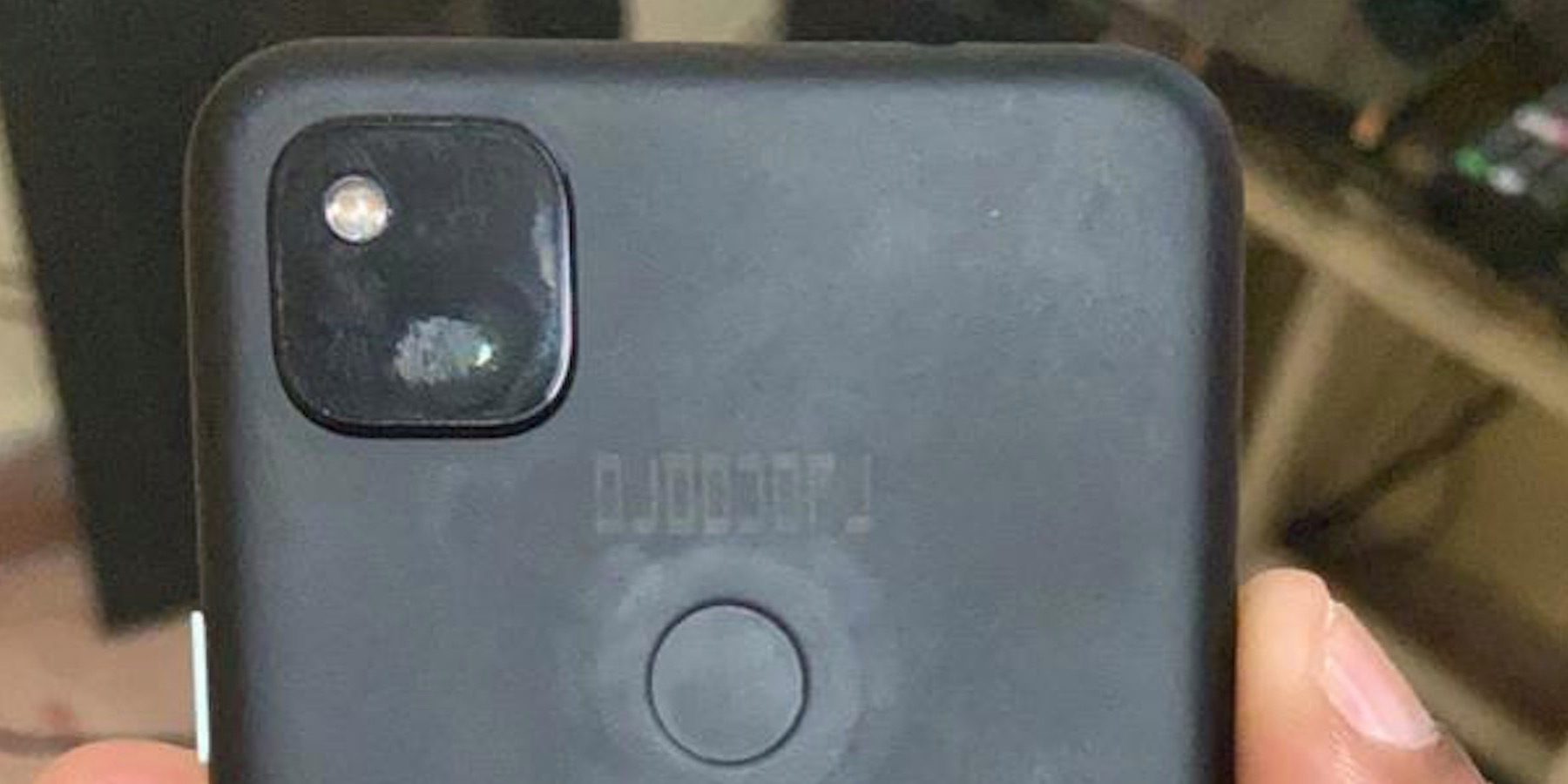 Pixel 4a rear leak cover