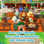 Create cafe animal crossing scaled