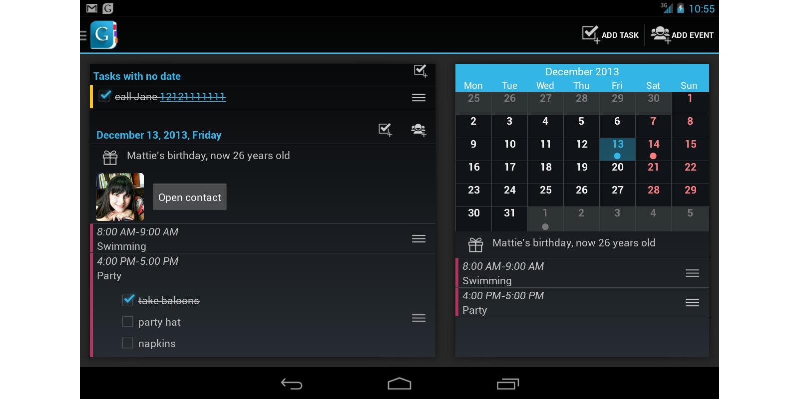 Day by day organizer pro