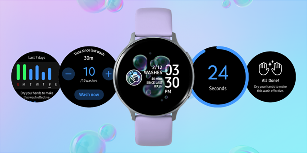 Samsung galaxy watch hand wash app 1