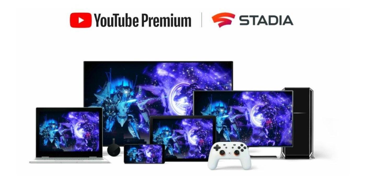 Stadia pro youtube premium
