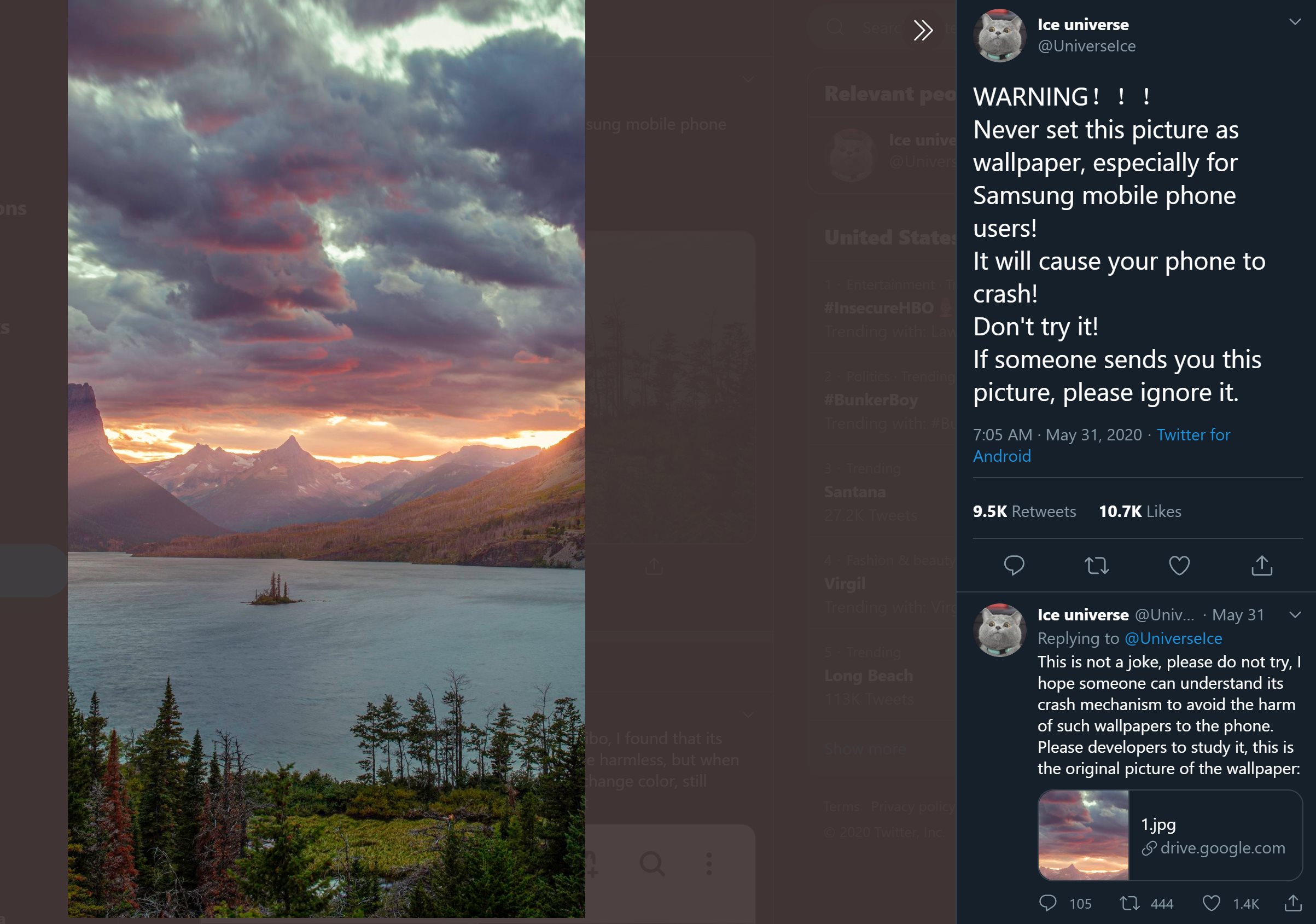 Don t try it this wallpaper can actually break down your android phone 530134 2
