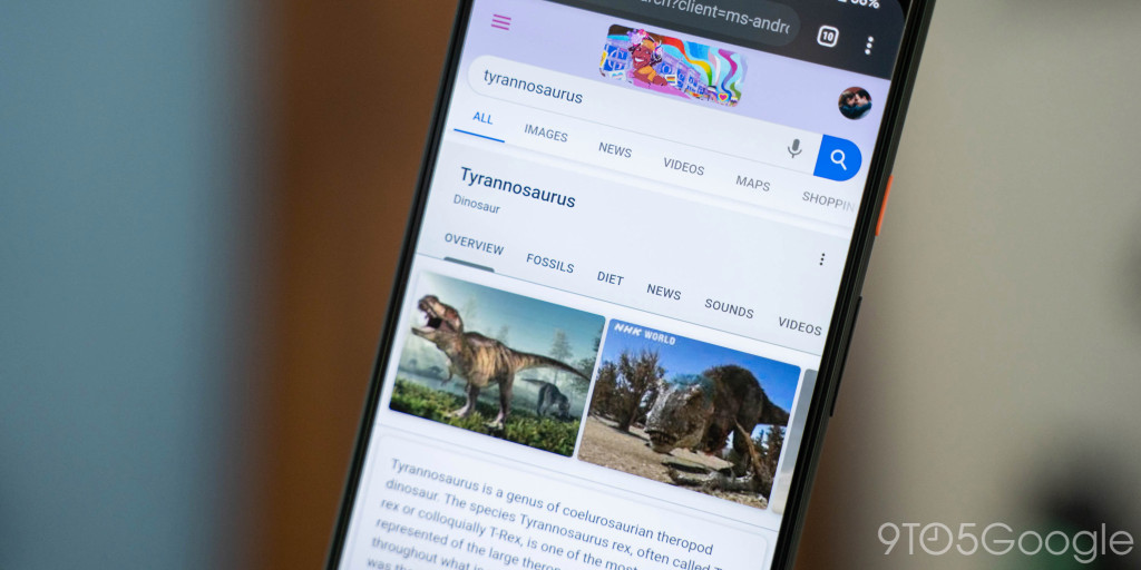 google dinosaurs