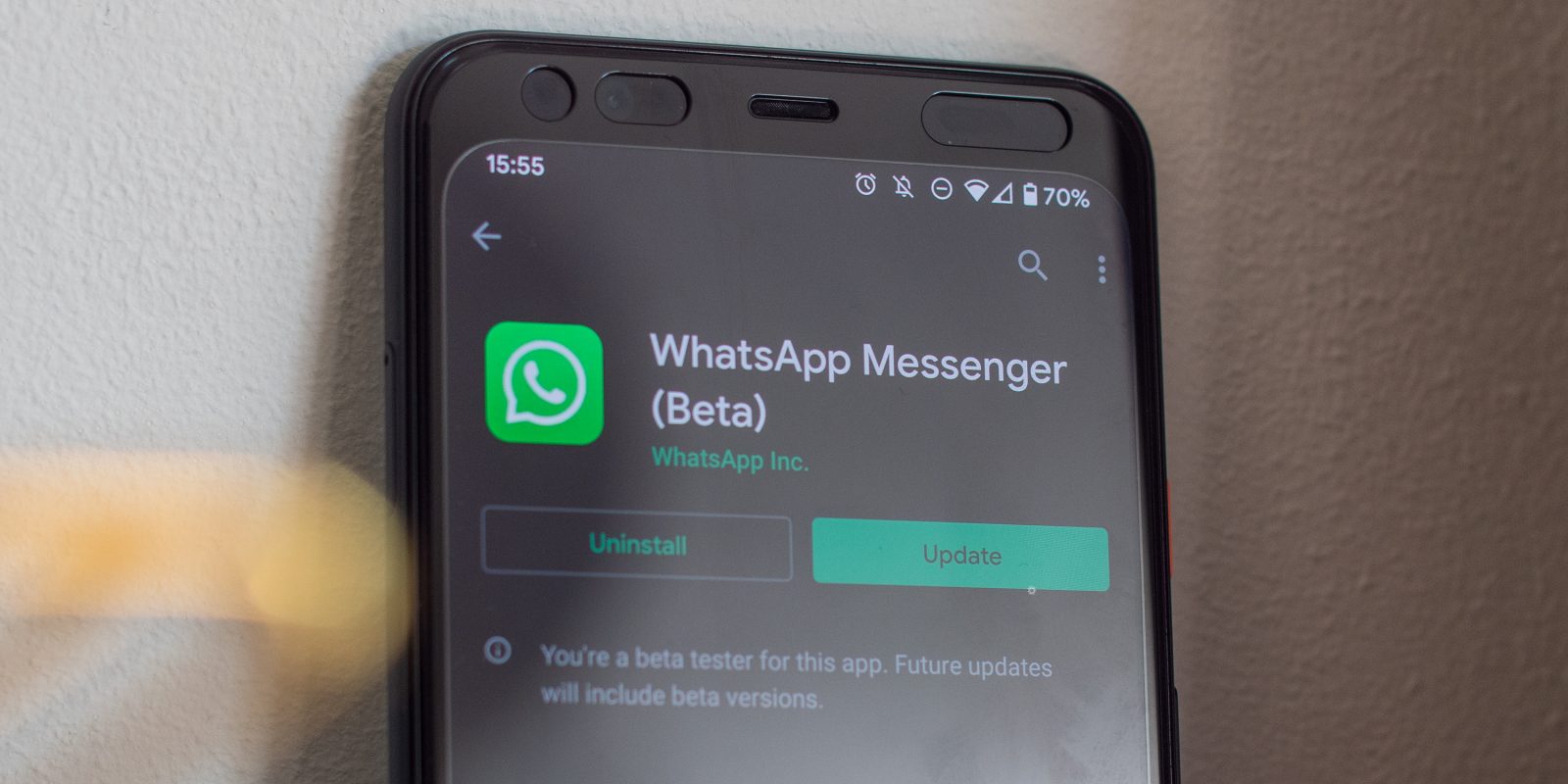 Update new icons latest whatsapp beta restores camera shortcut within