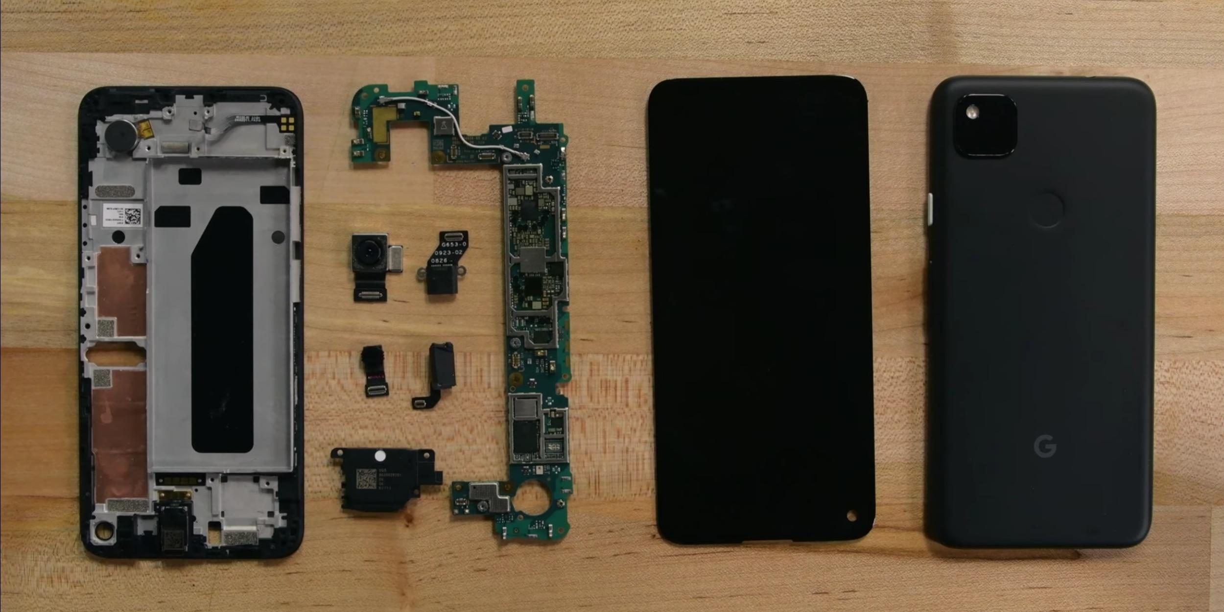 Pixel 4a teardown