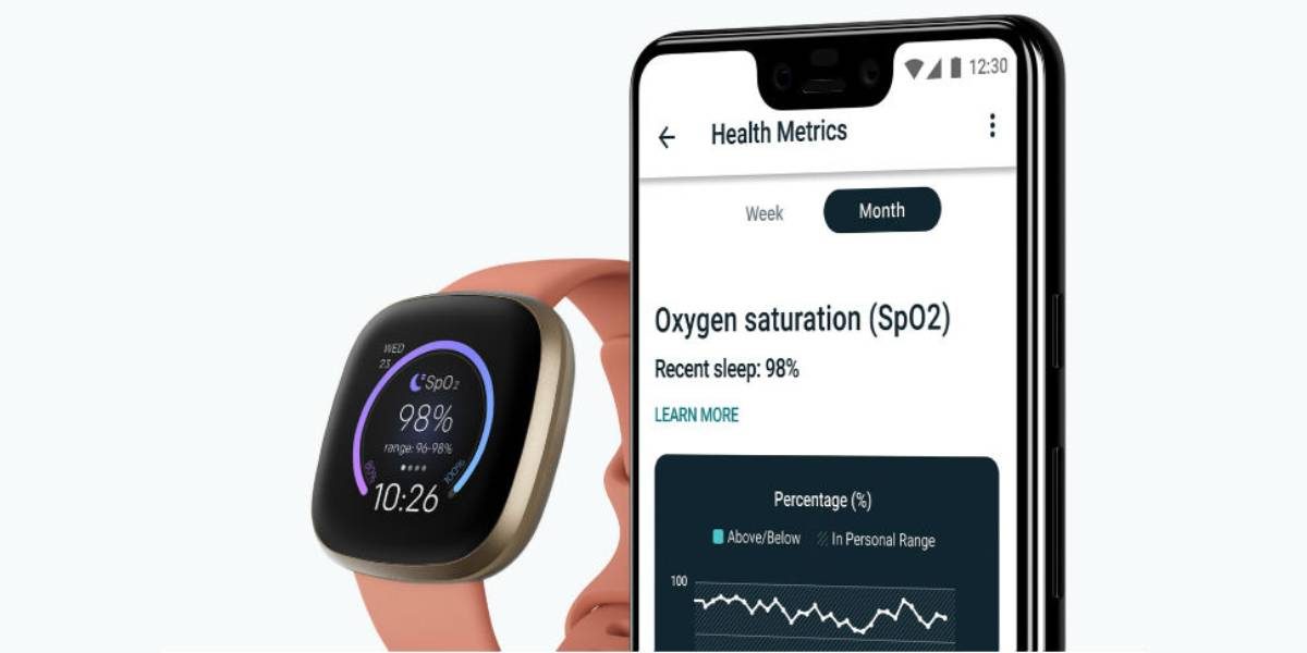 Fitbit spo2 clock face 2