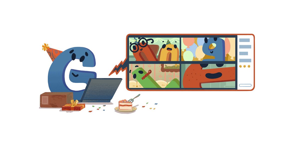 Google doodle 22nd birthday 1