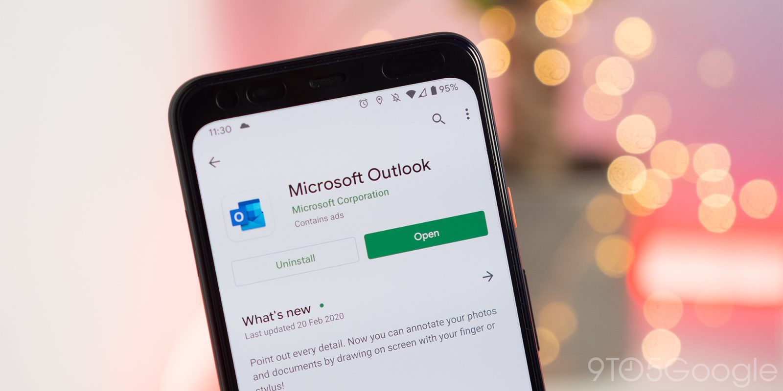 Outlook for Android adds sync support for Google, Samsung calendars