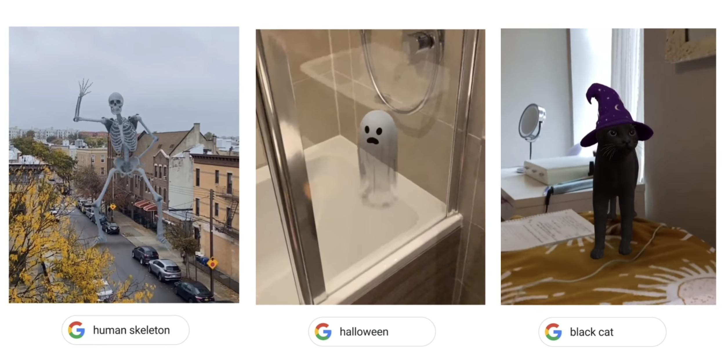 Google 3d animals halloween