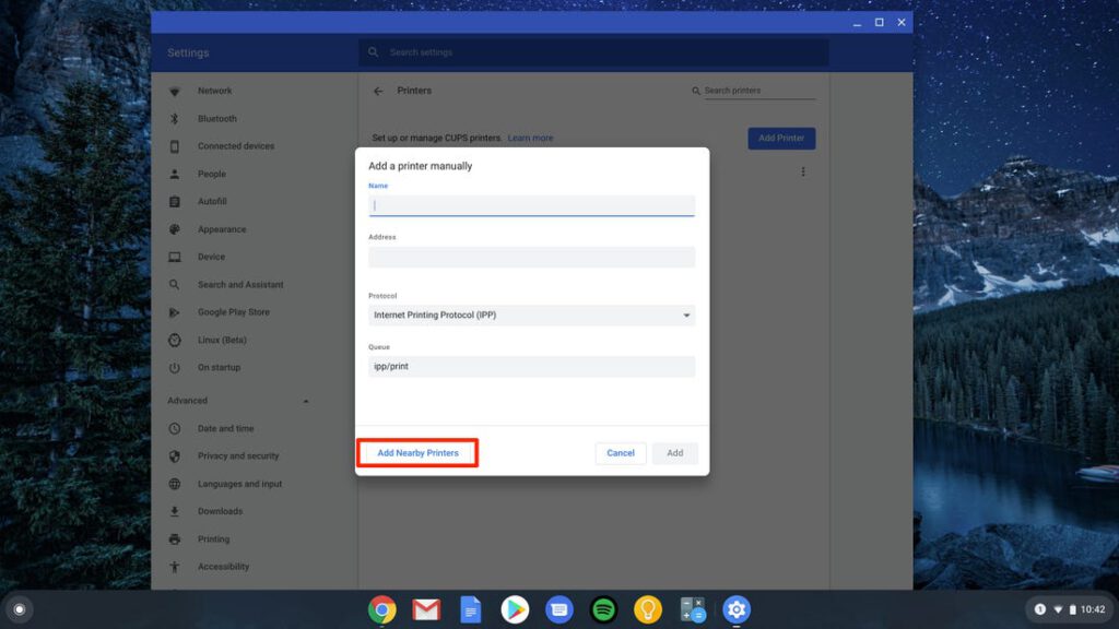add-printer-manually-chromebook
