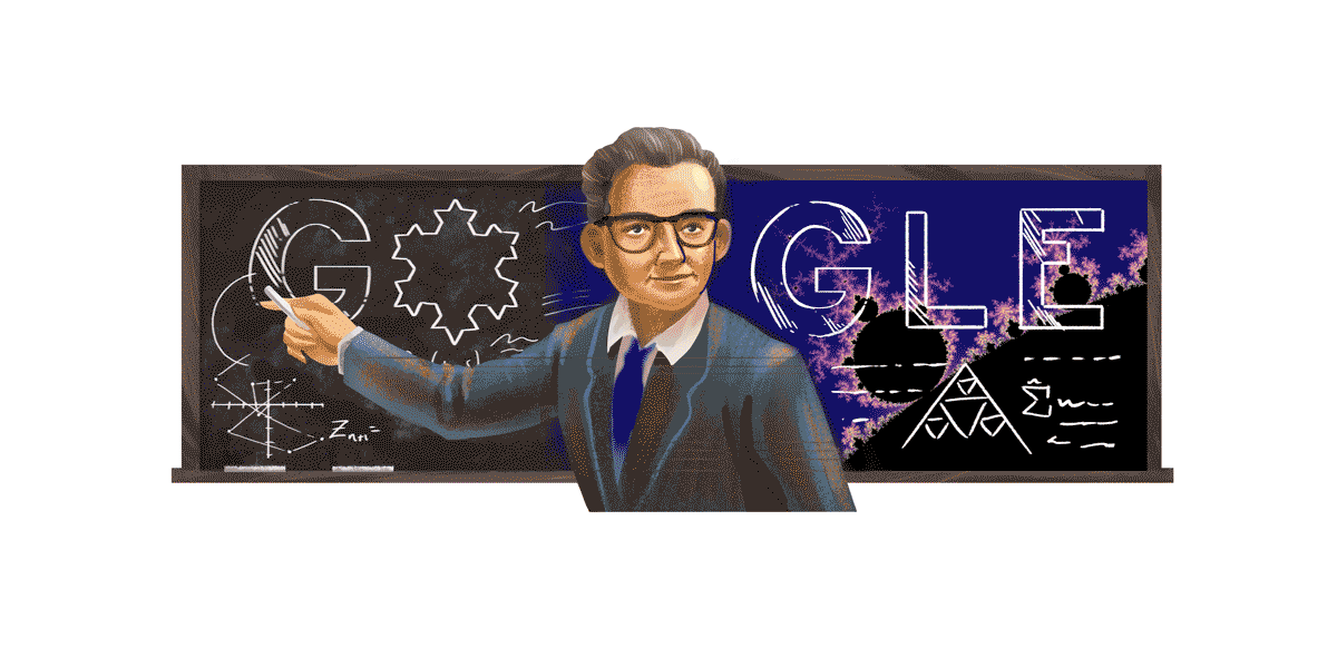 Benoit mandelbrot doodle