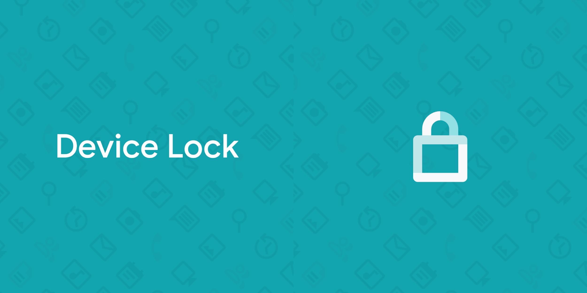 Google device lock controller cover