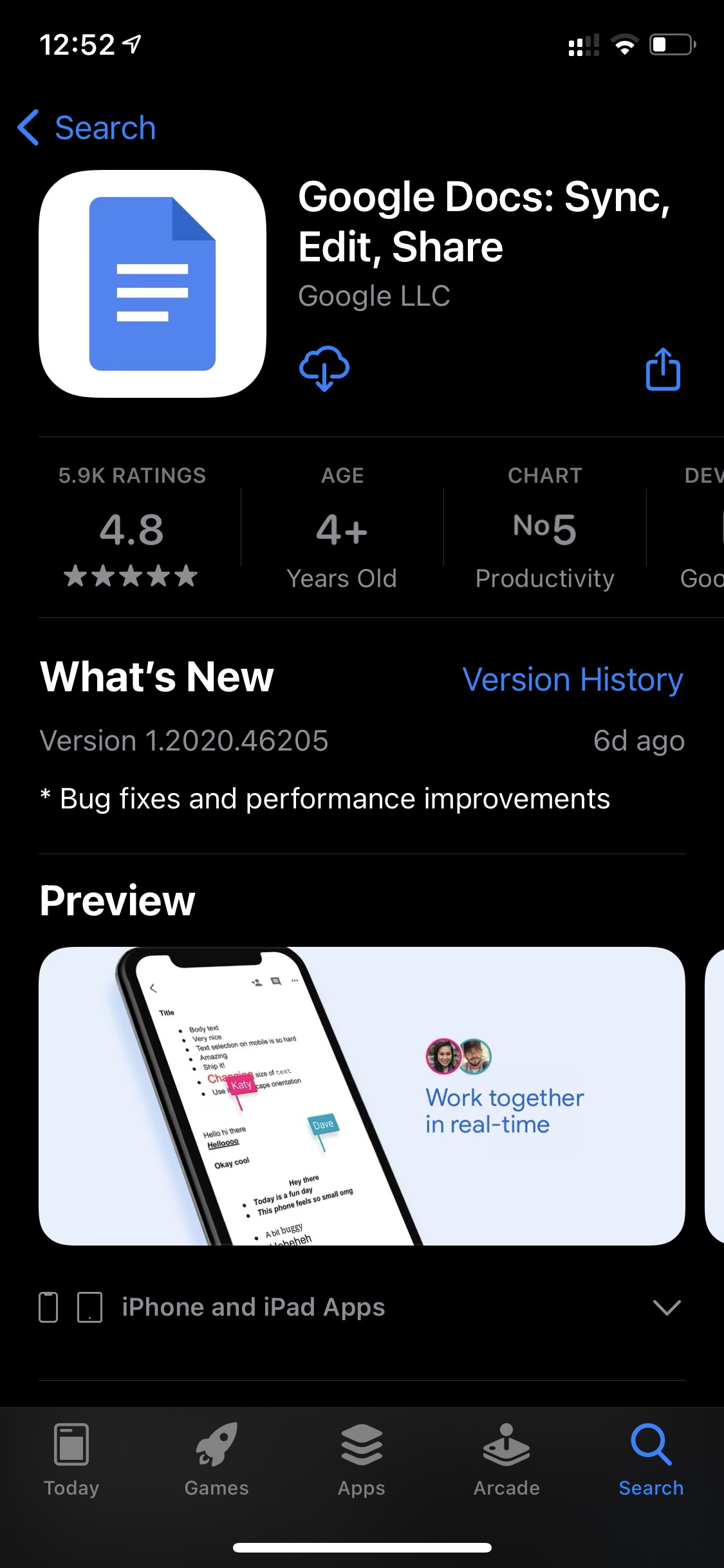 Microsoft office editing now available in google docs on iphone 531610 2