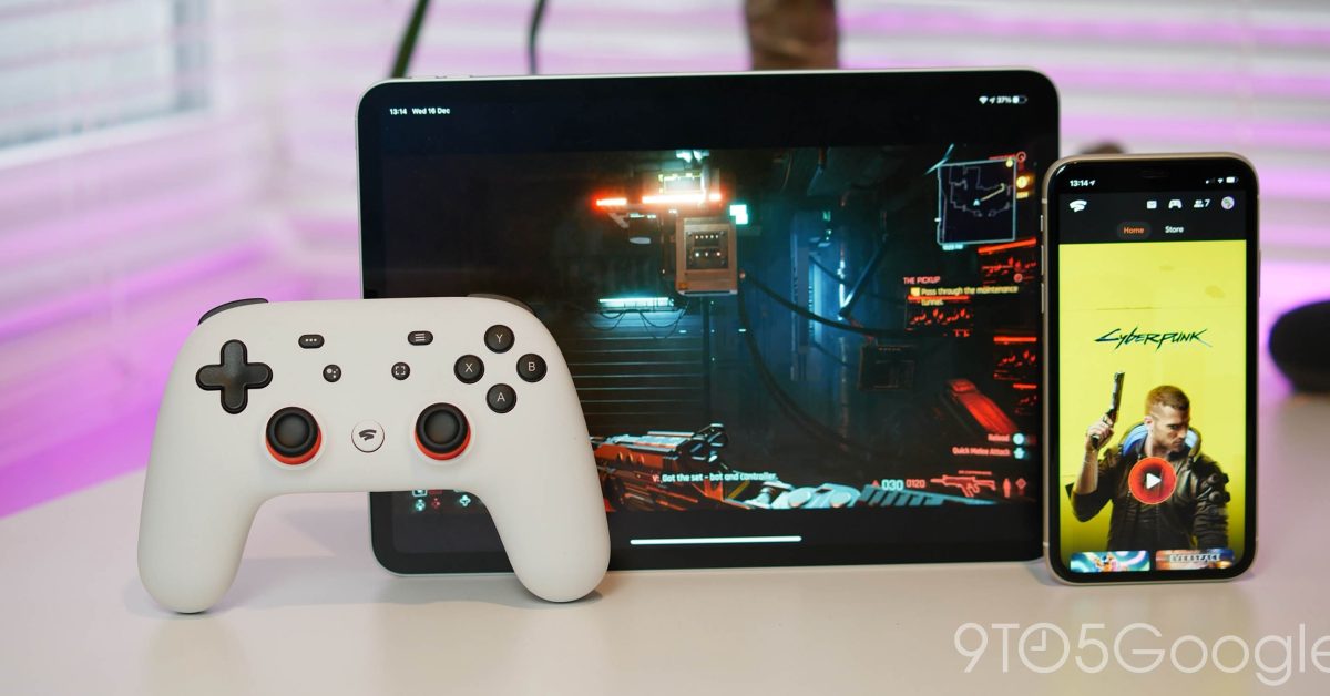 Stadia ipad iphone controller
