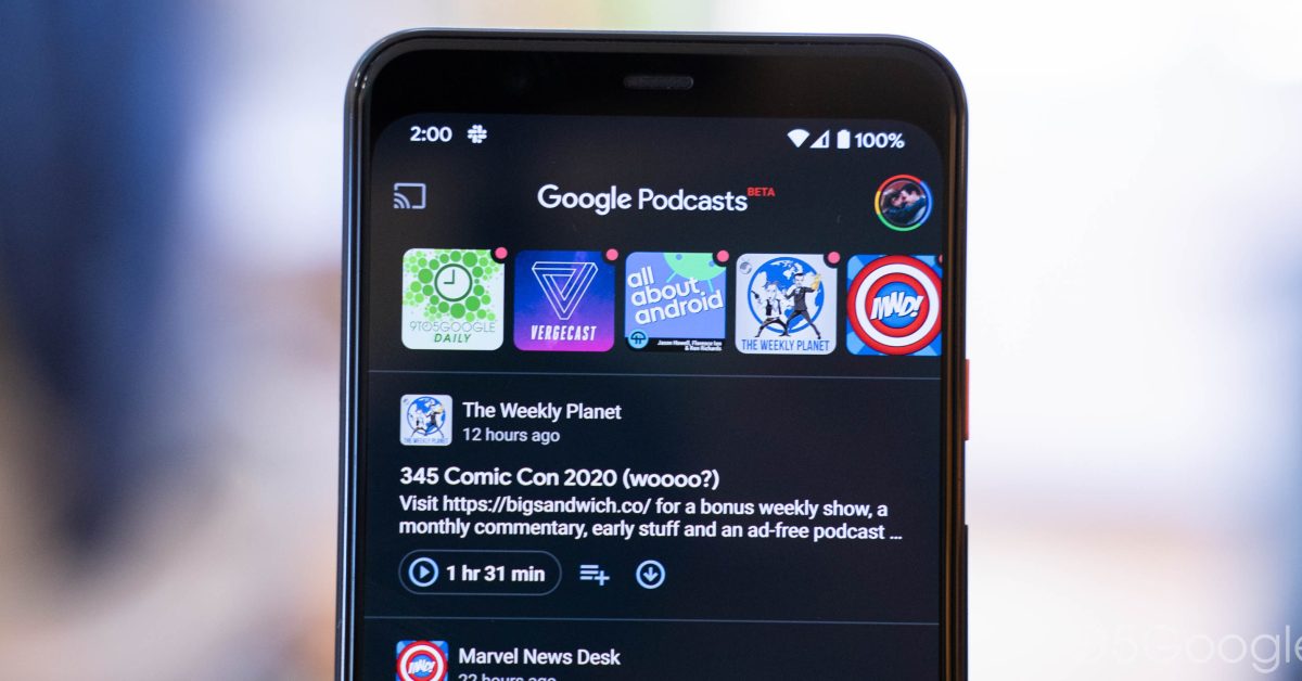 Google podcasts android 1
