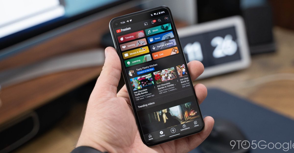 Youtube android explore 1
