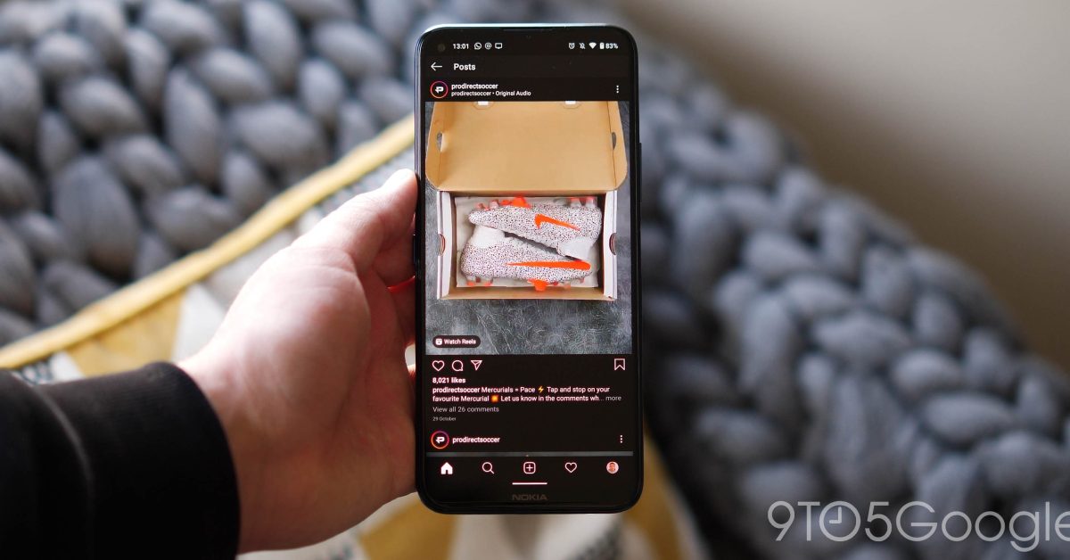 Instagram on nokia 8.3 5g 2