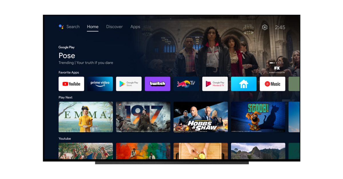 Android tv discover homescreen revamp 1