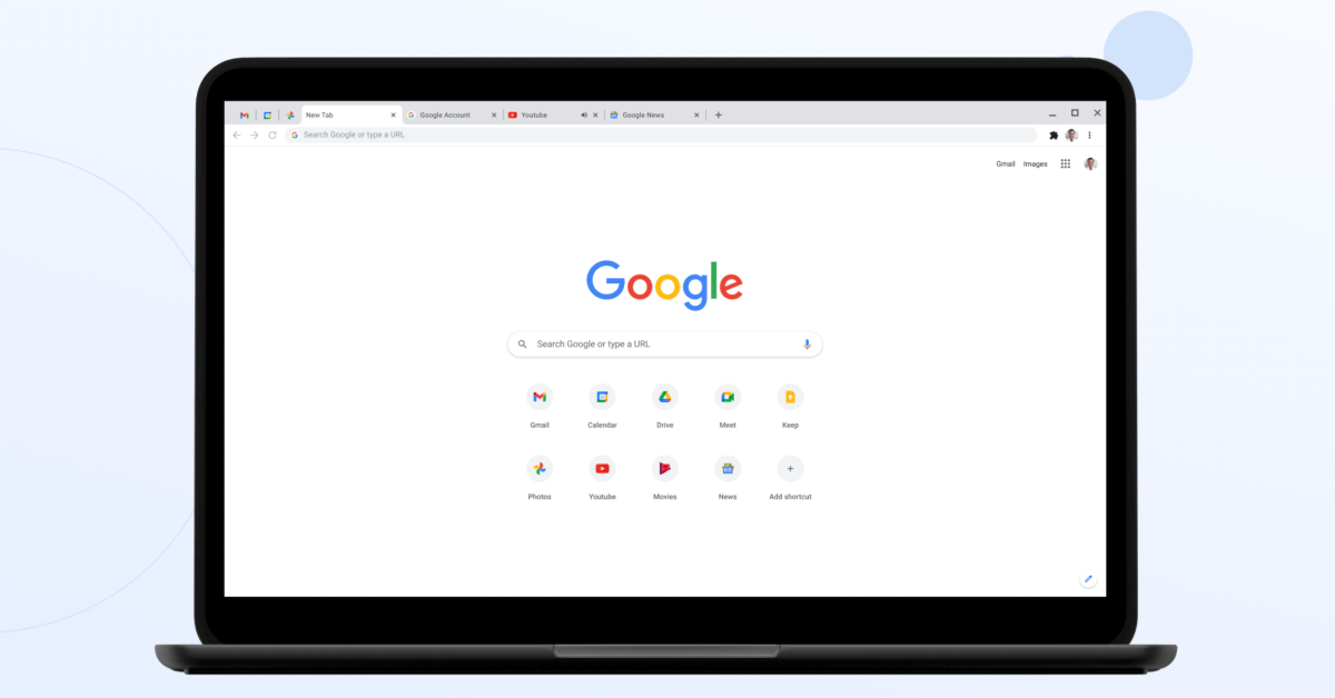 Google chrome cover desktop
