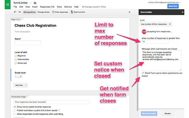 Registration filter