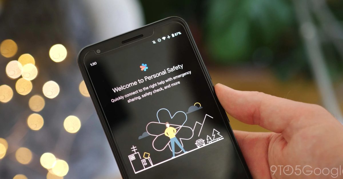 Personal safety app pixel 3a 1