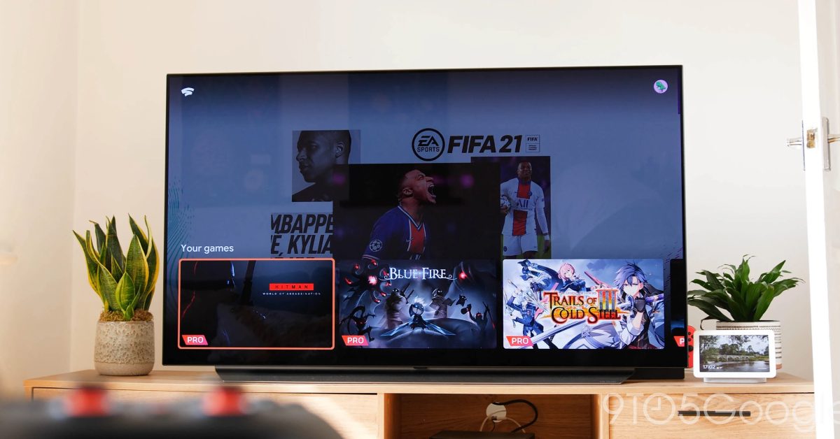 Stadia for android tv interface 2