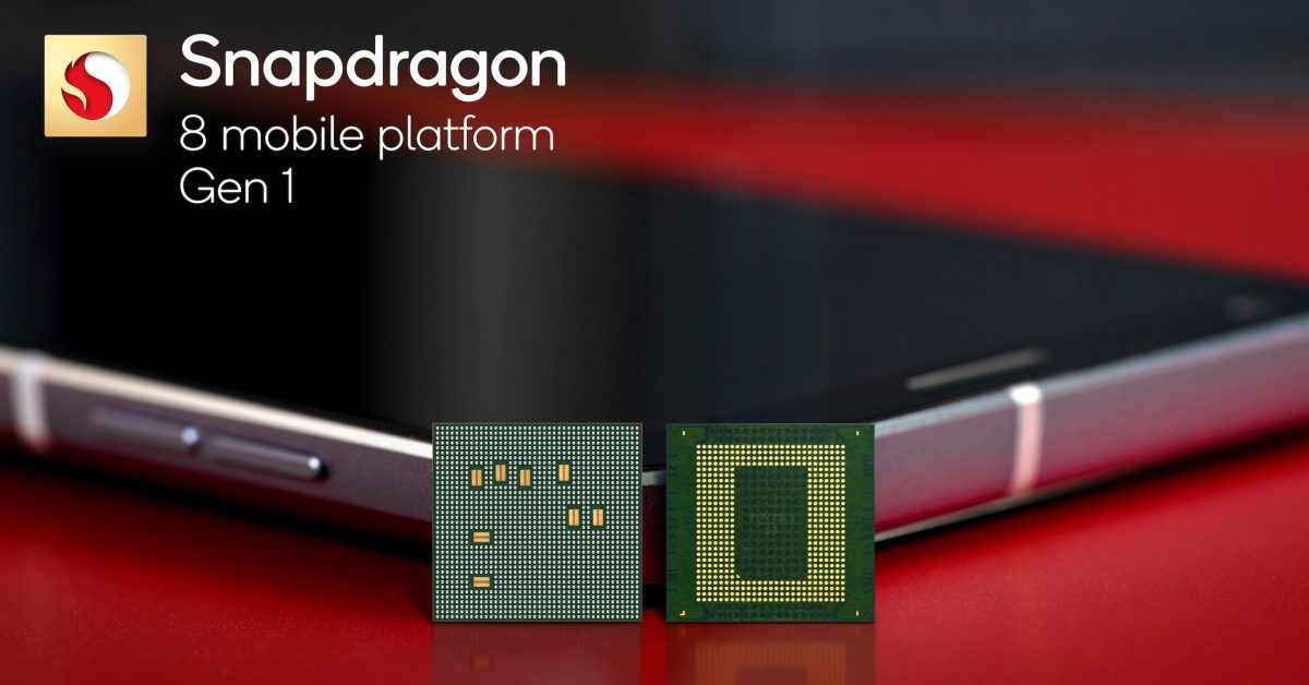 Snapdragon 8 gen 1 chip image