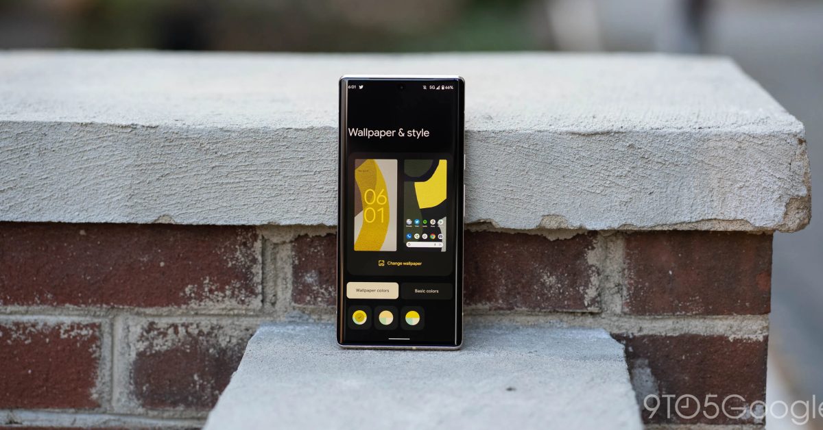 Google pixel 6 pro material you 1