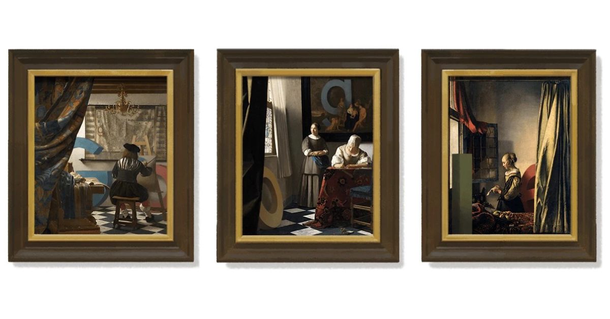 Johannes vermeer doodle header