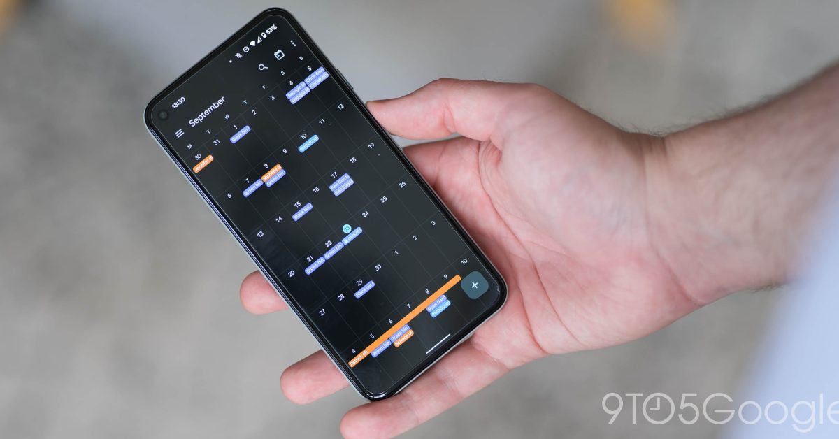 Google calendar material you app redesign 2