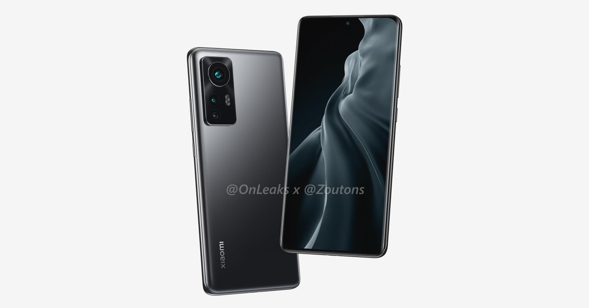 Xiaomi 12 renders
