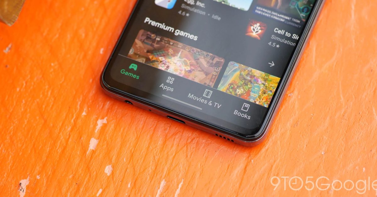 Google play store navigation buttons