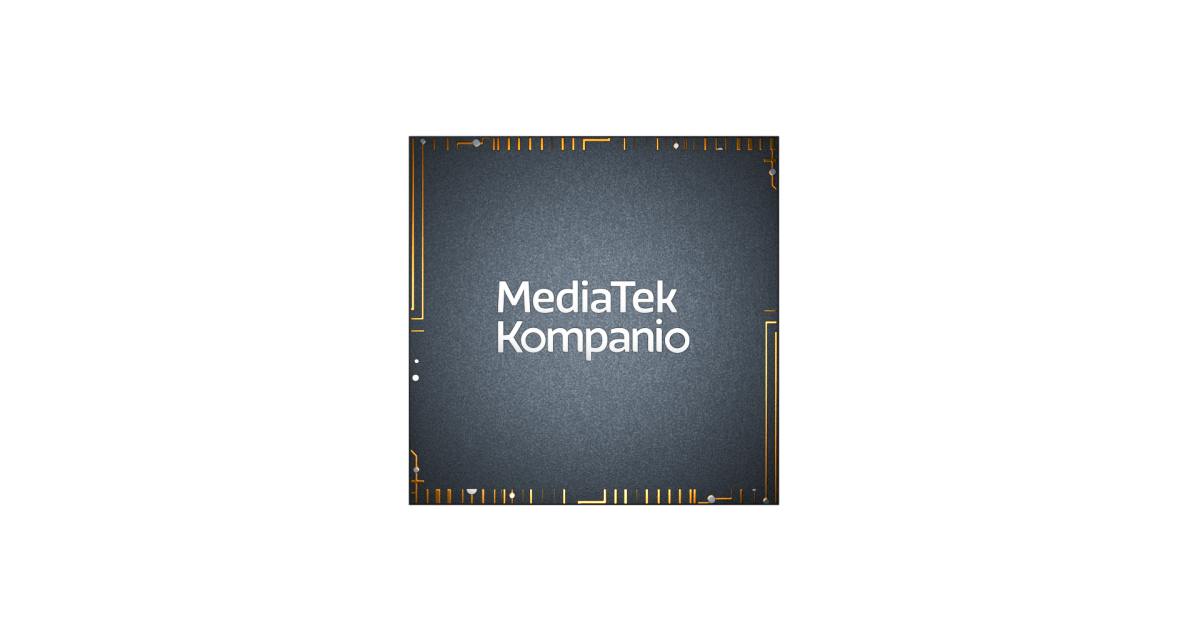 Mediatek kompanio chip image front