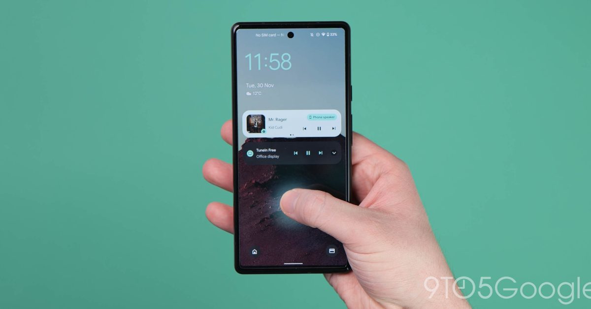 Pixel 6 fingerprint scanner