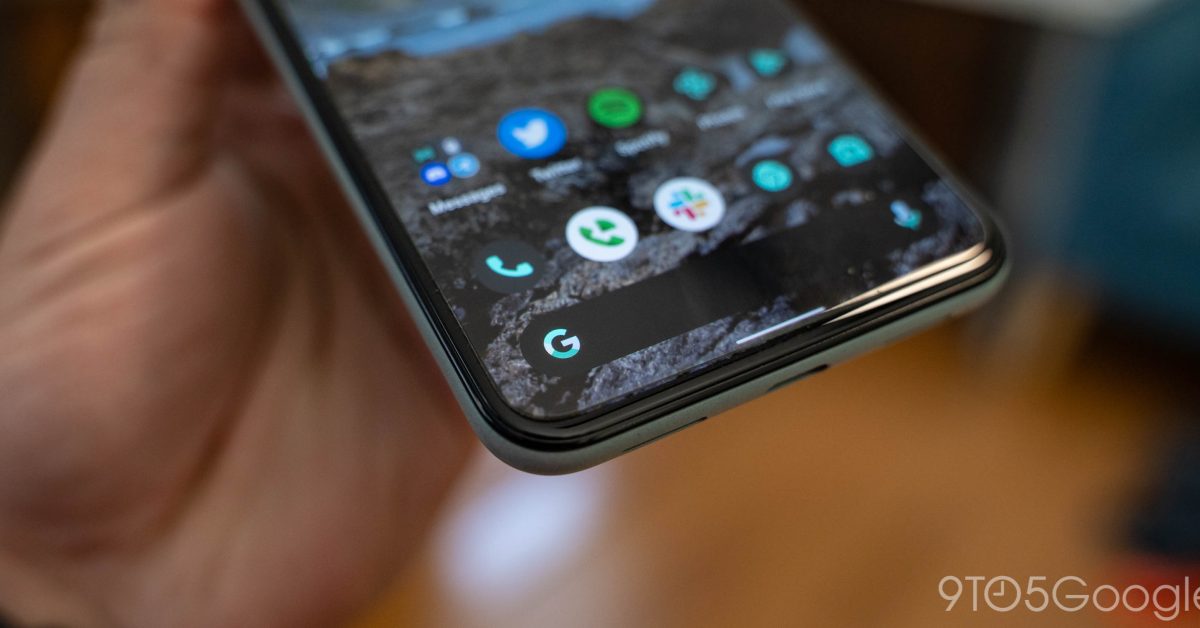 Android 12 beta google search