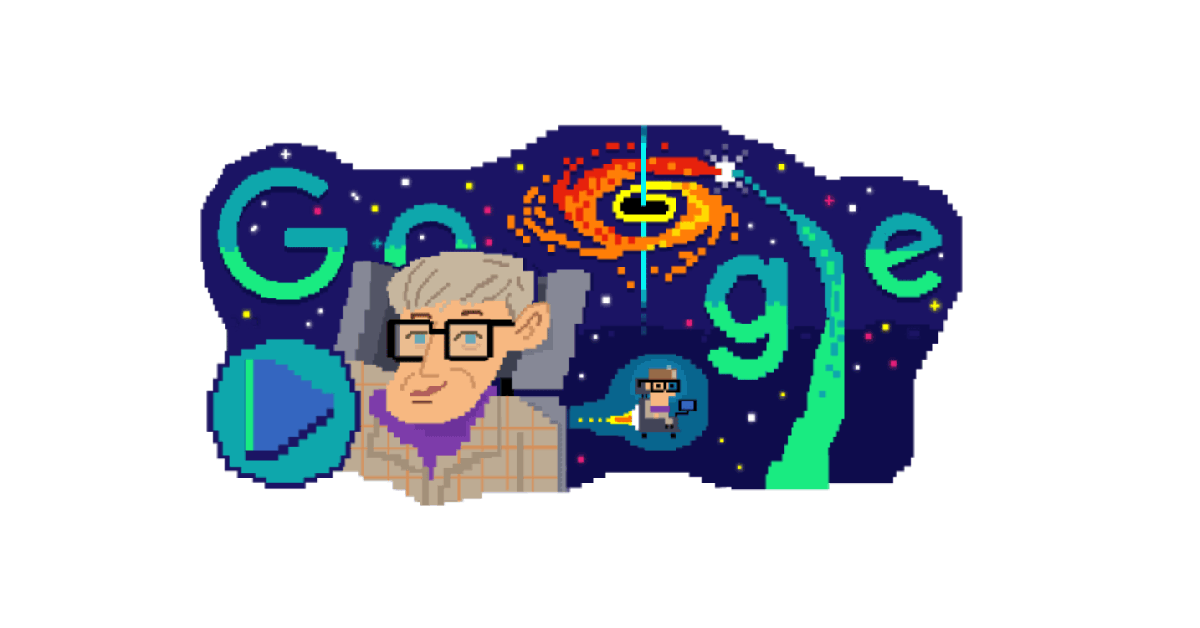 Stephen hawking doodle