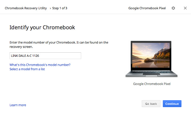Choose your chromebook