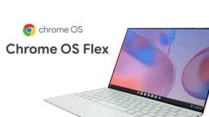 Chrome OS Flex on a laptop