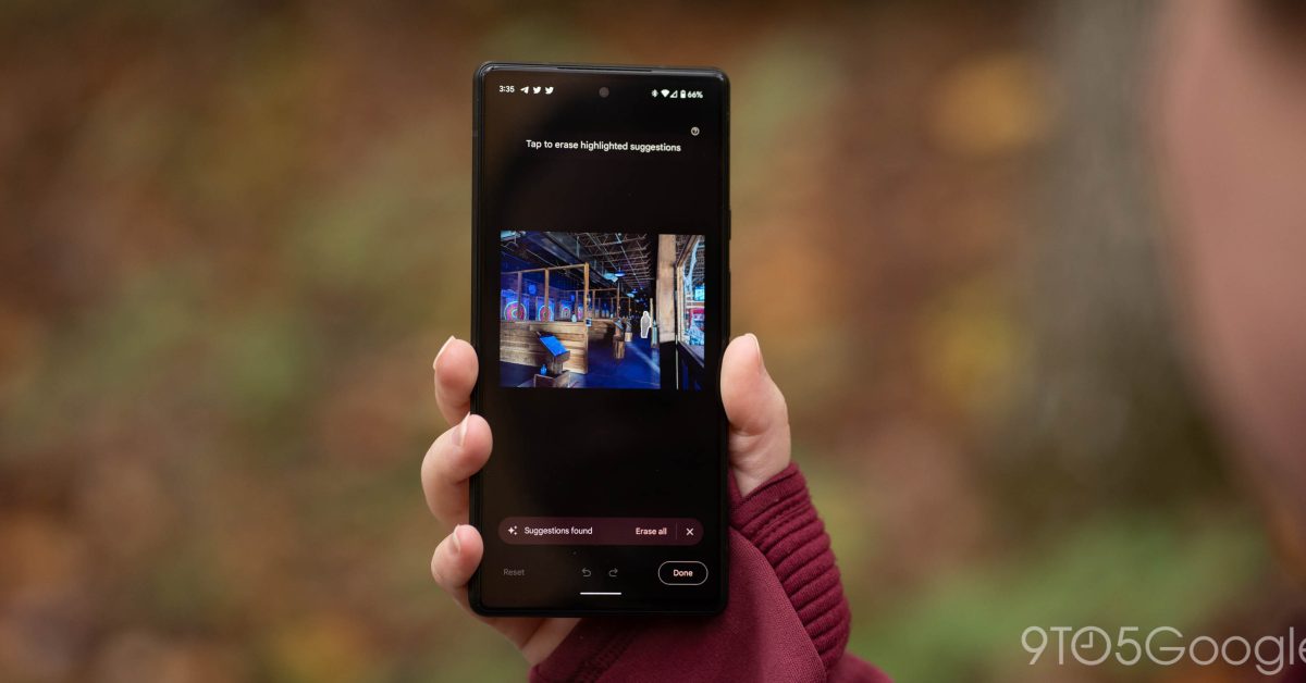 Pixel 6 magic eraser 1