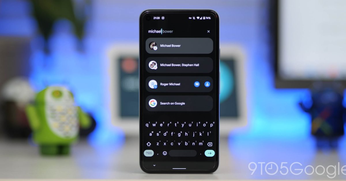 Device search in android 12 beta 5 1