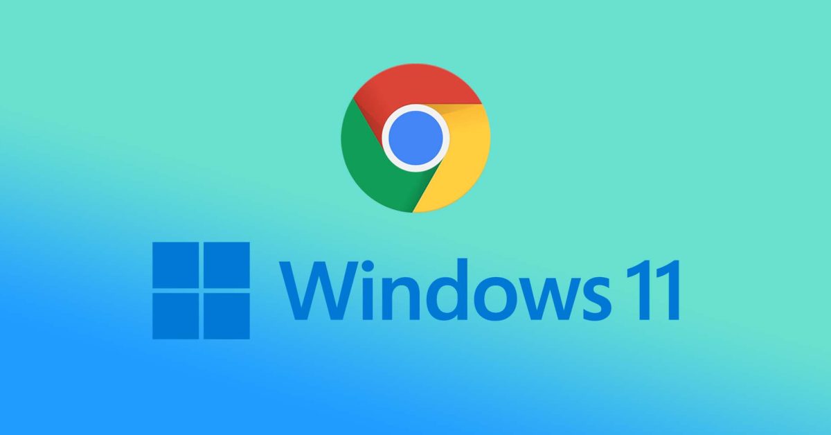 Windows 11 google chrome header