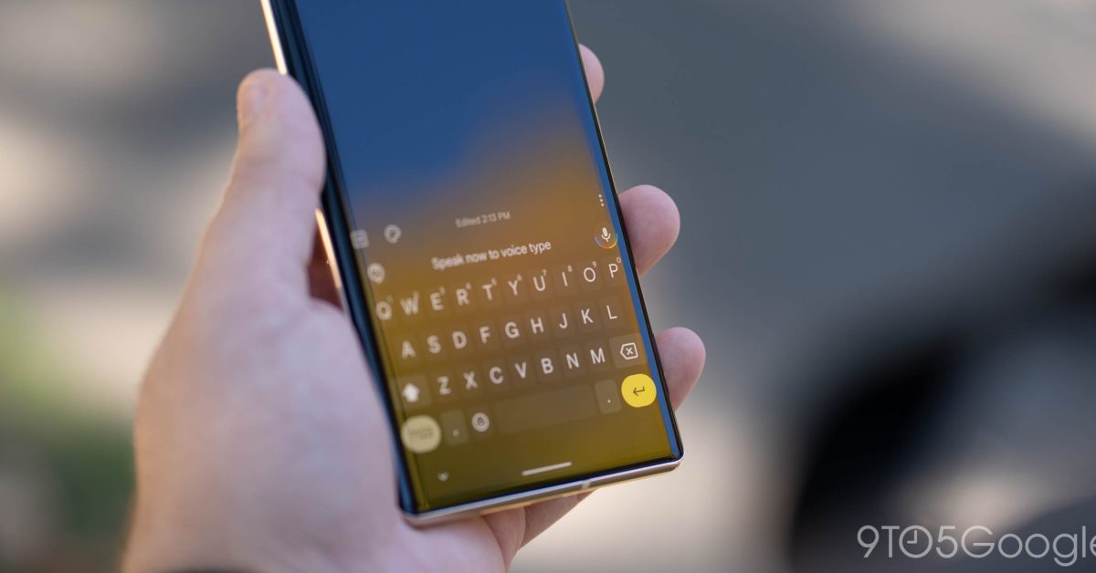 Gboard assistant typing 1
