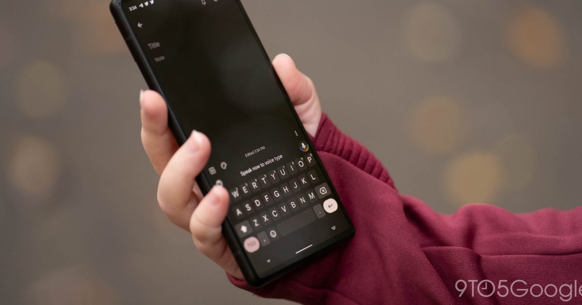 Gboard voice typing pixel 6