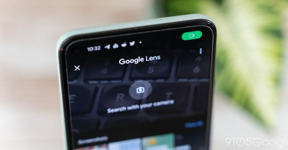 Google lens redesign screenshots
