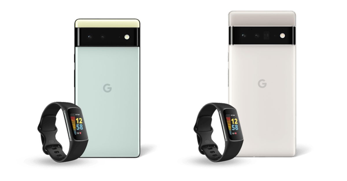 Google pixel 6 and fitbit charge bundle
