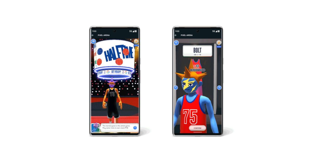 Google nba pixel arena