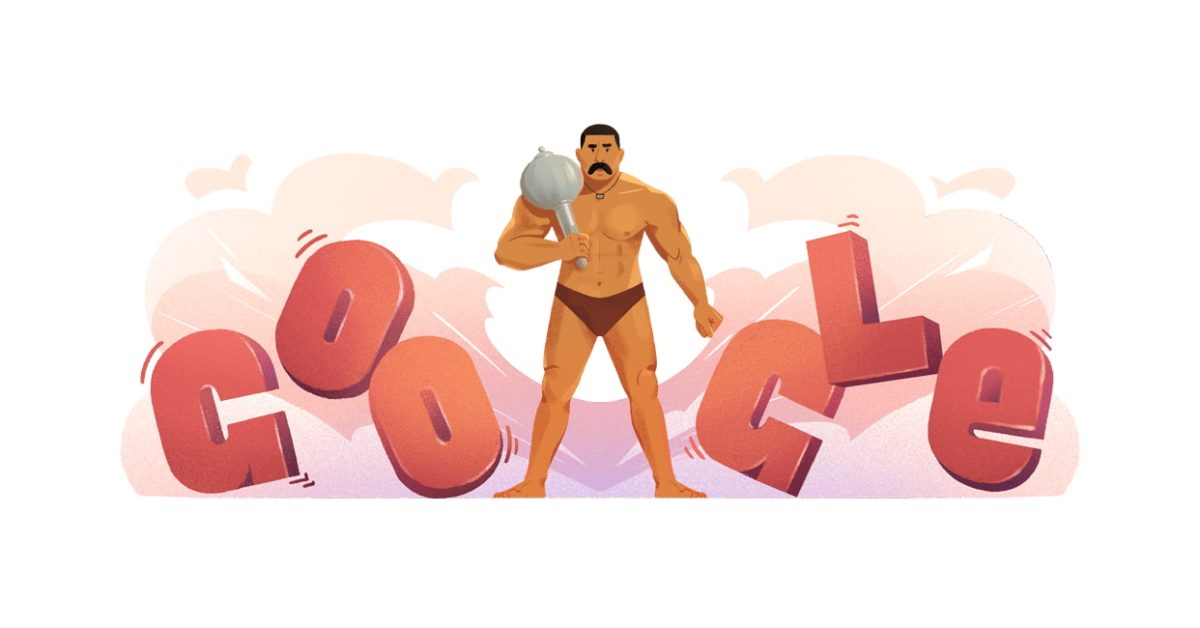 Gama pehlwan doodle